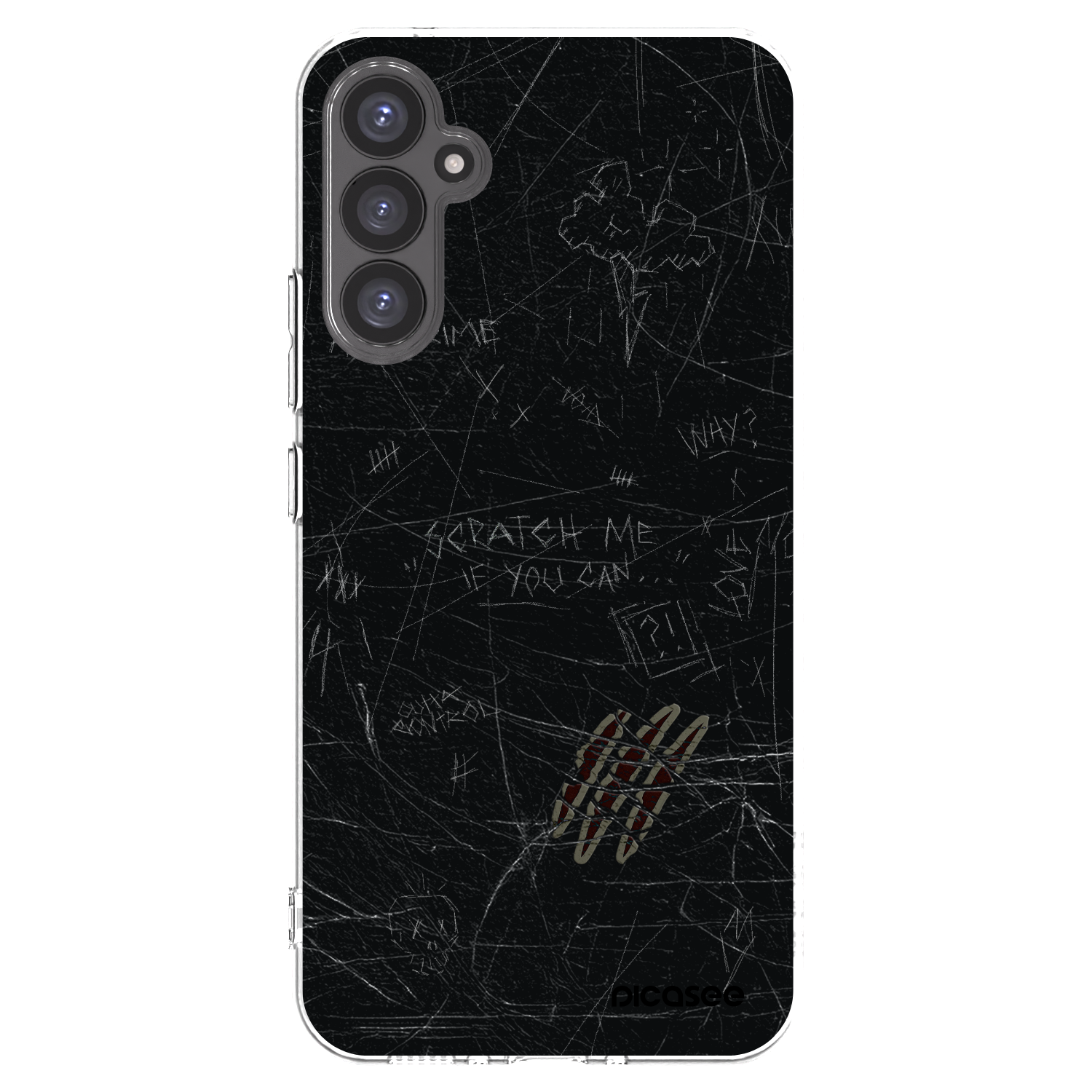 Picasee silikonový průhledný obal pro Samsung Galaxy A34 5G A346B - SCRATCH