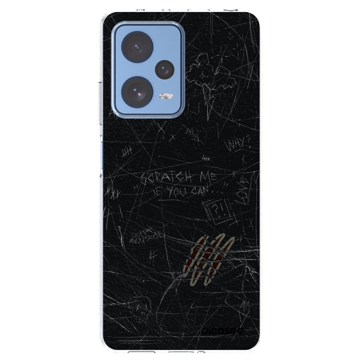 Picasee silikonový průhledný obal pro Xiaomi Redmi Note 12 Pro 5G - SCRATCH