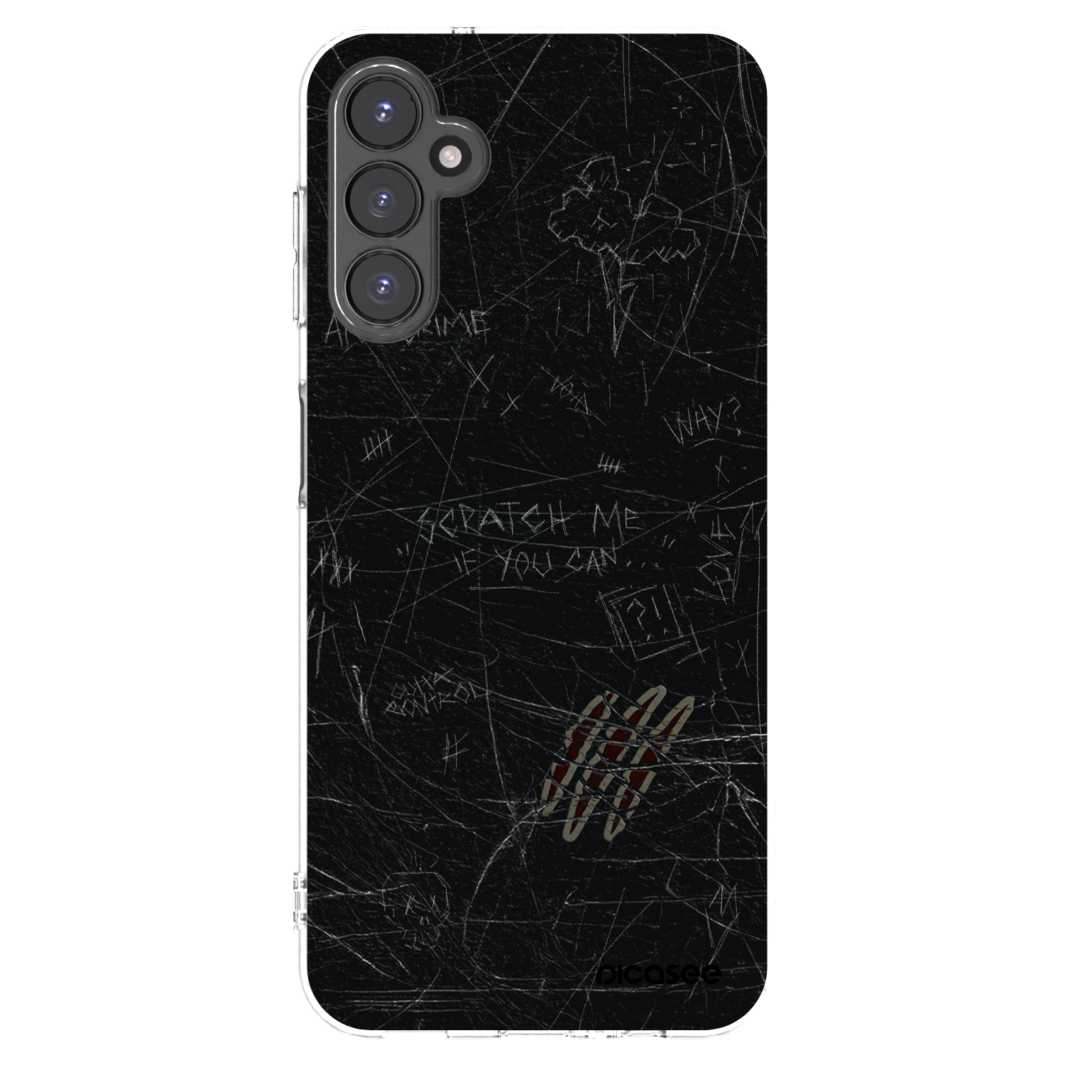 Picasee silikonový průhledný obal pro Samsung Galaxy A14 4G A145R - SCRATCH