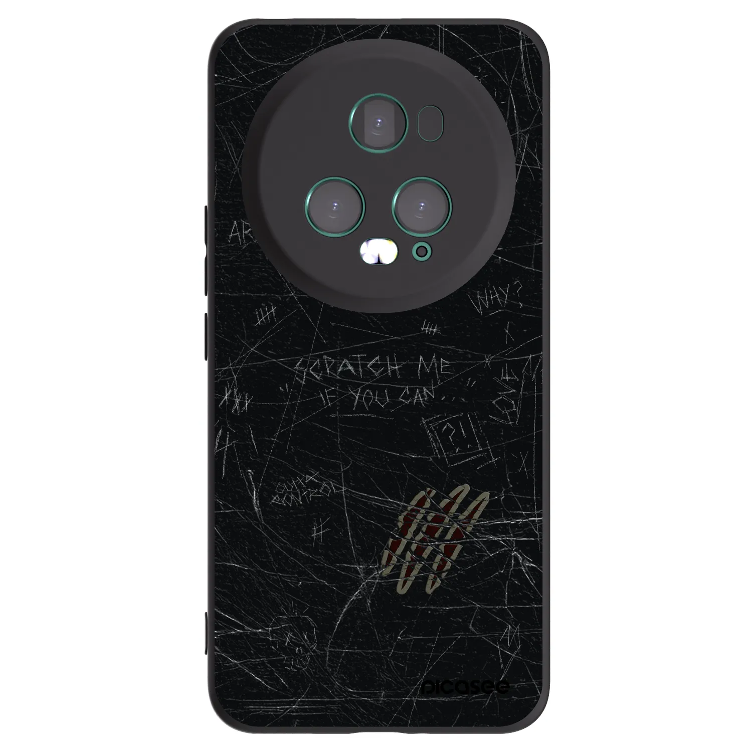 Picasee silikonový černý obal pro Honor Magic5 Pro - SCRATCH
