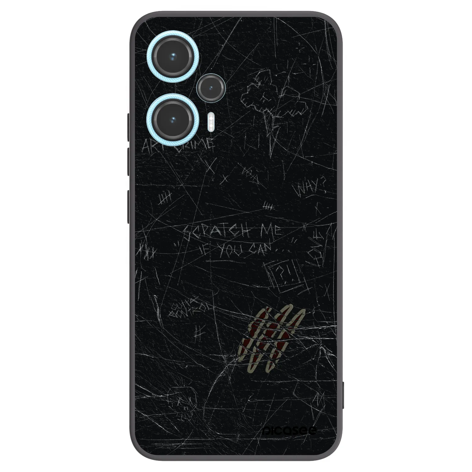 Picasee silikonový černý obal pro Xiaomi Poco F5 - SCRATCH