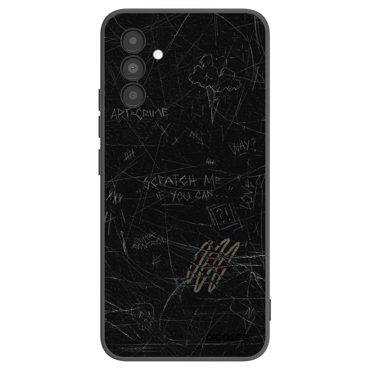 Picasee silikonový černý obal pro Samsung Galaxy A04s A047F - SCRATCH