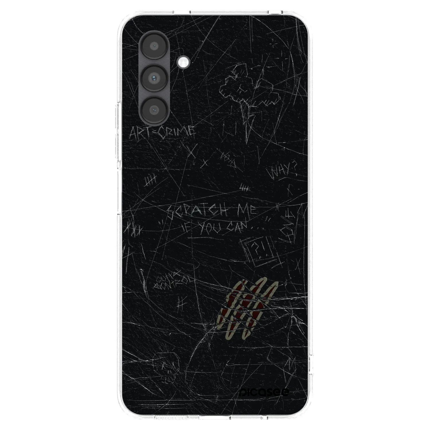 Picasee silikonový průhledný obal pro Samsung Galaxy A04s A047F - SCRATCH