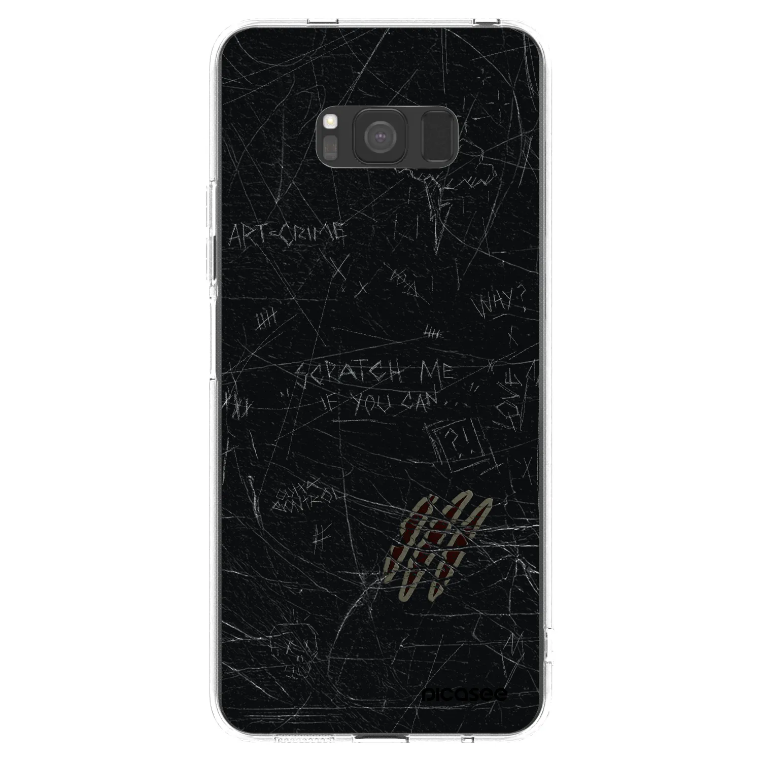 Picasee silikonový průhledný obal pro Samsung Galaxy S8 G950F - SCRATCH