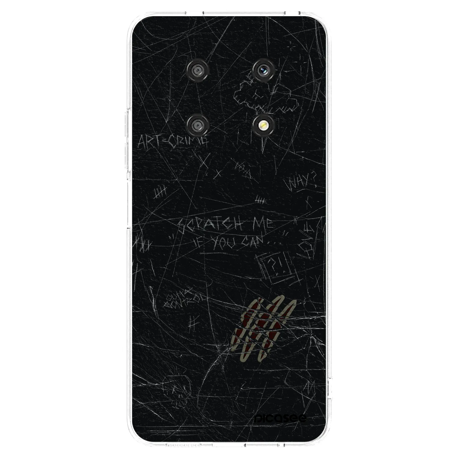 Picasee silikonový průhledný obal pro Honor Magic4 Lite 5G - SCRATCH