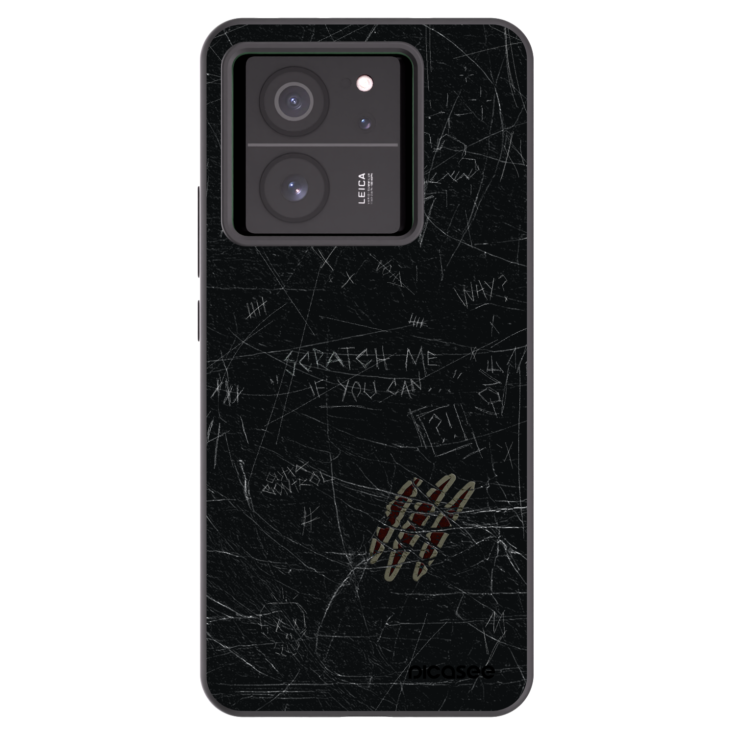 Picasee silikonový černý obal pro Xiaomi 13T - SCRATCH