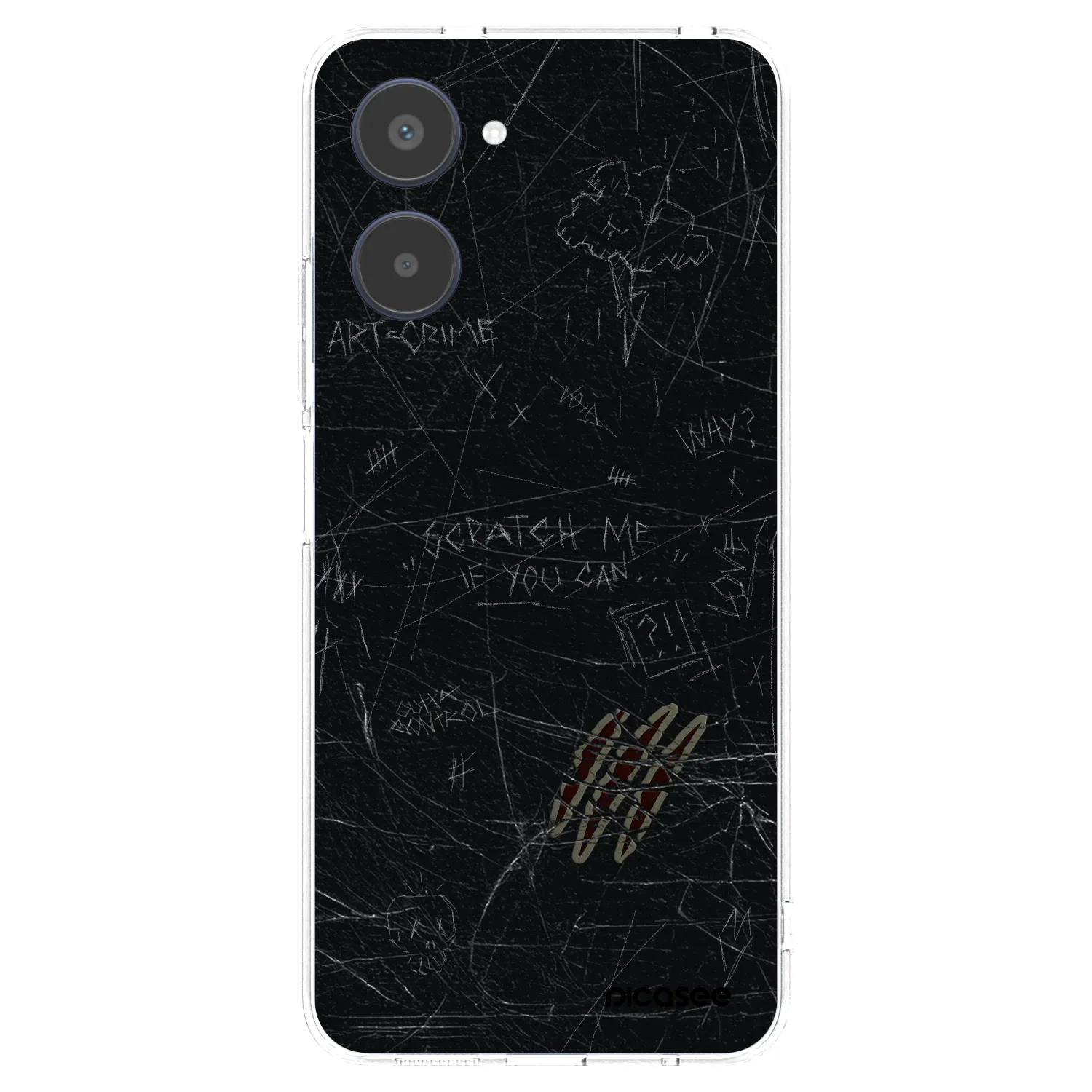 Picasee silikonový průhledný obal pro Realme 10 4G - SCRATCH