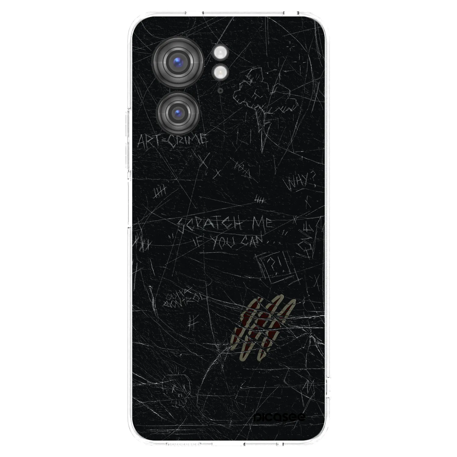 Picasee silikonový průhledný obal pro Motorola Edge 40 - SCRATCH