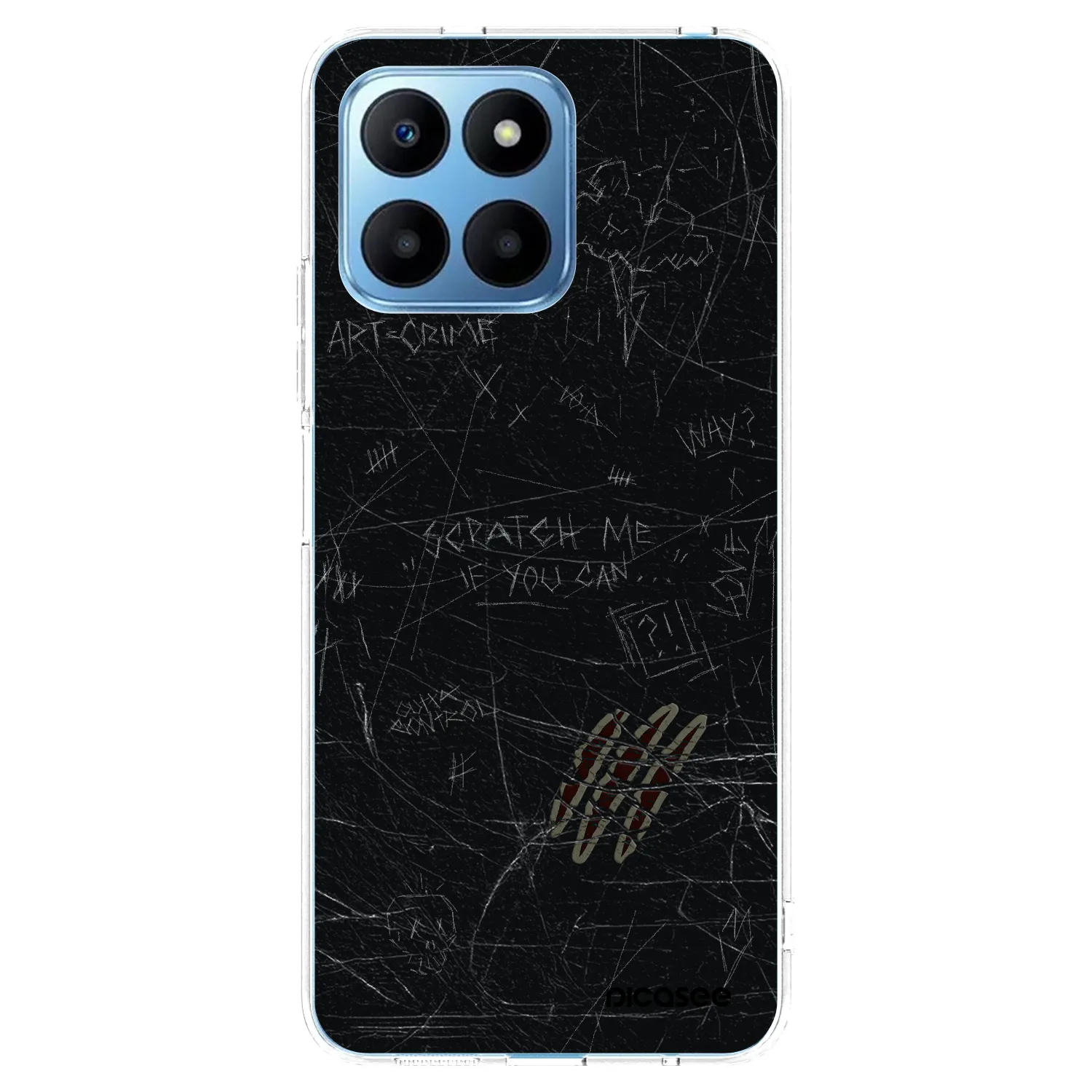 Picasee silikonový průhledný obal pro Honor 70 Lite - SCRATCH