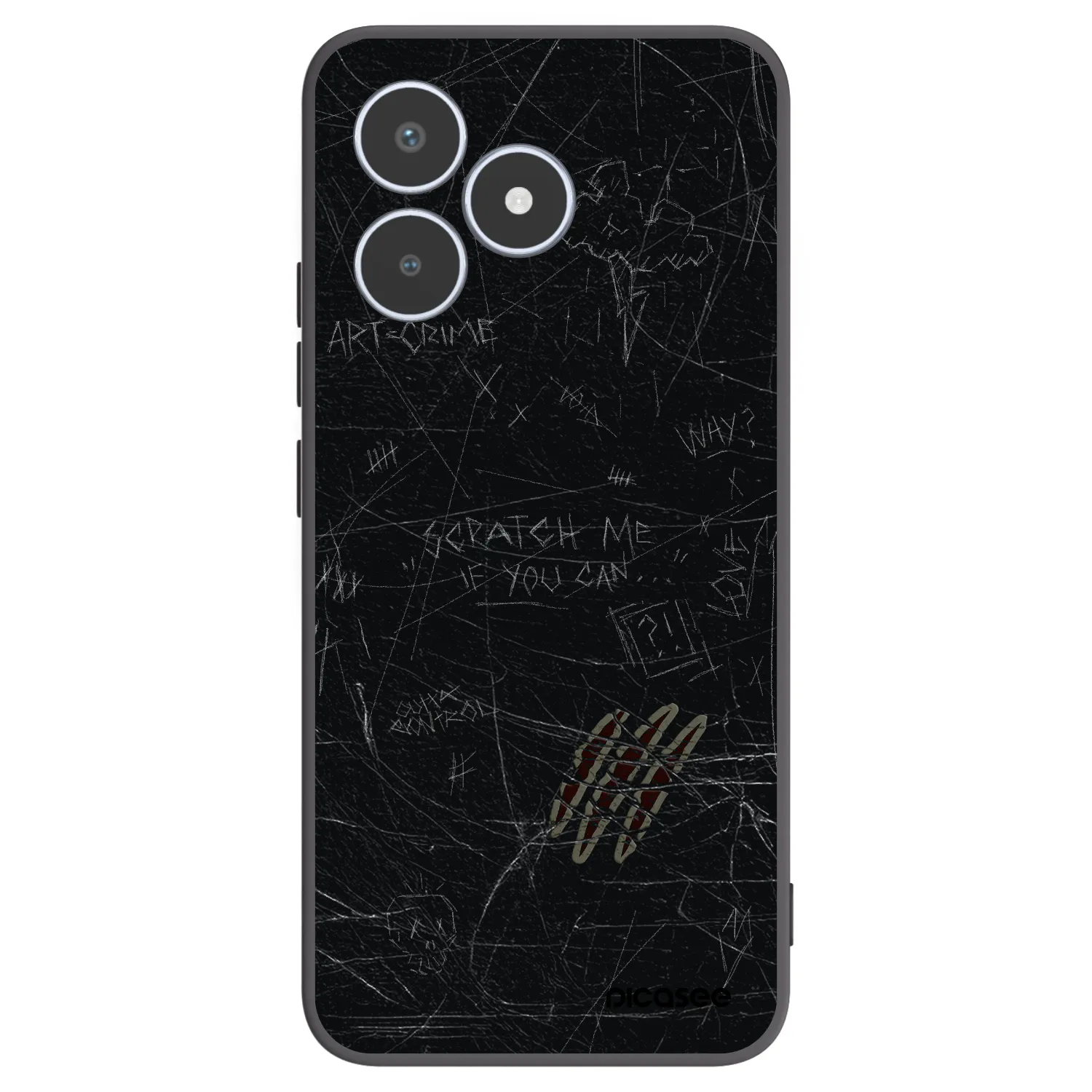 Picasee silikonový černý obal pro Realme C53 - SCRATCH