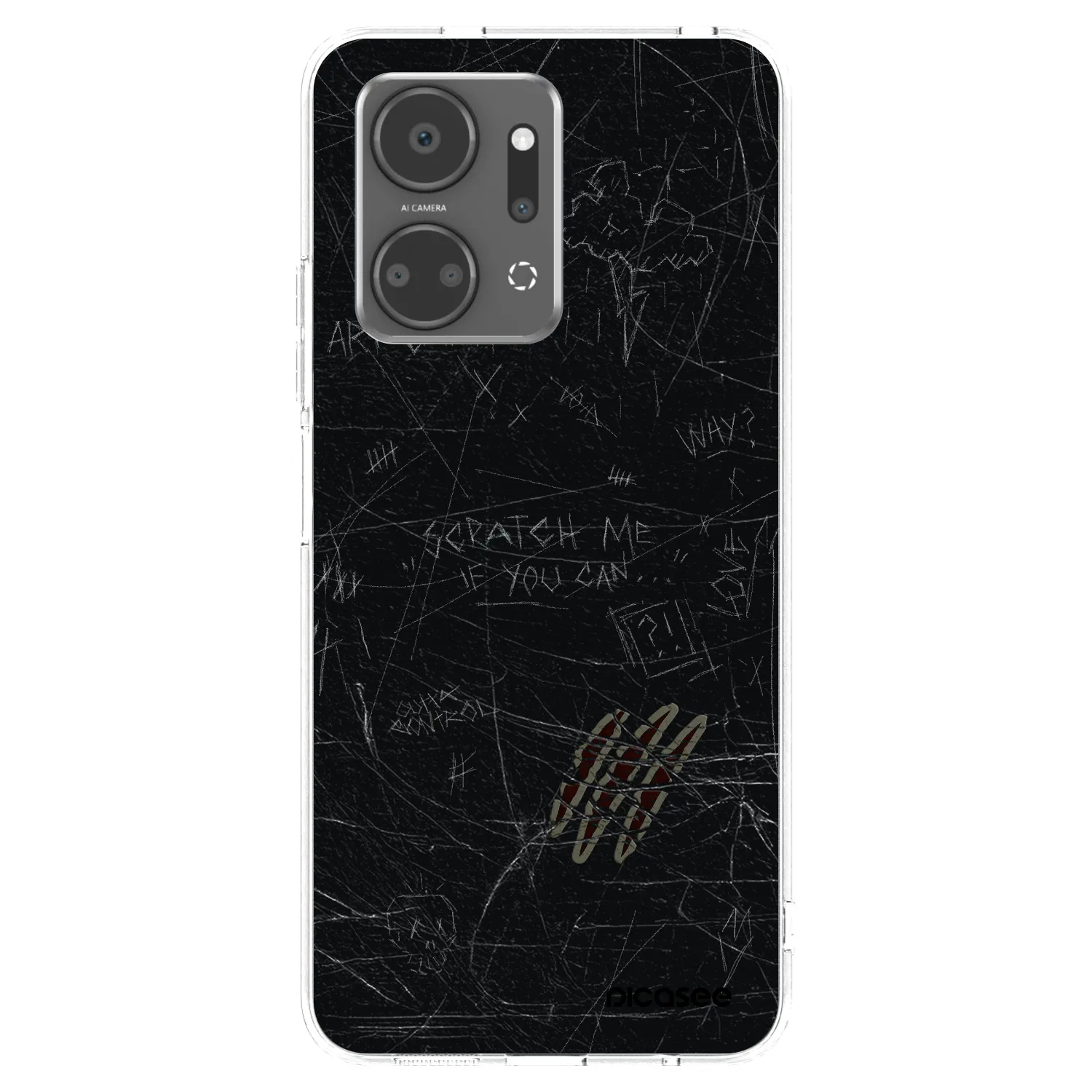 Picasee silikonový průhledný obal pro Honor X7a - SCRATCH