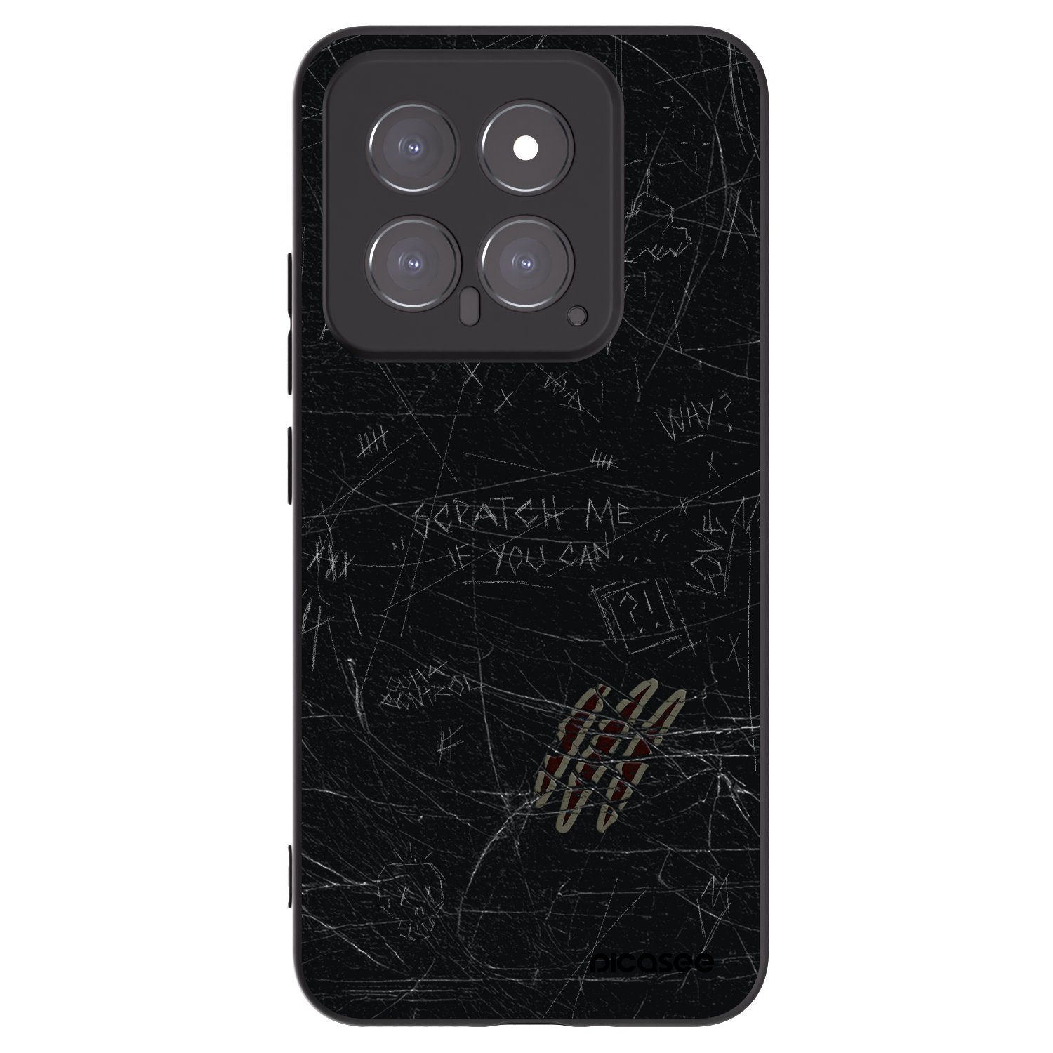 Picasee silikonový černý obal pro Xiaomi 14 - SCRATCH