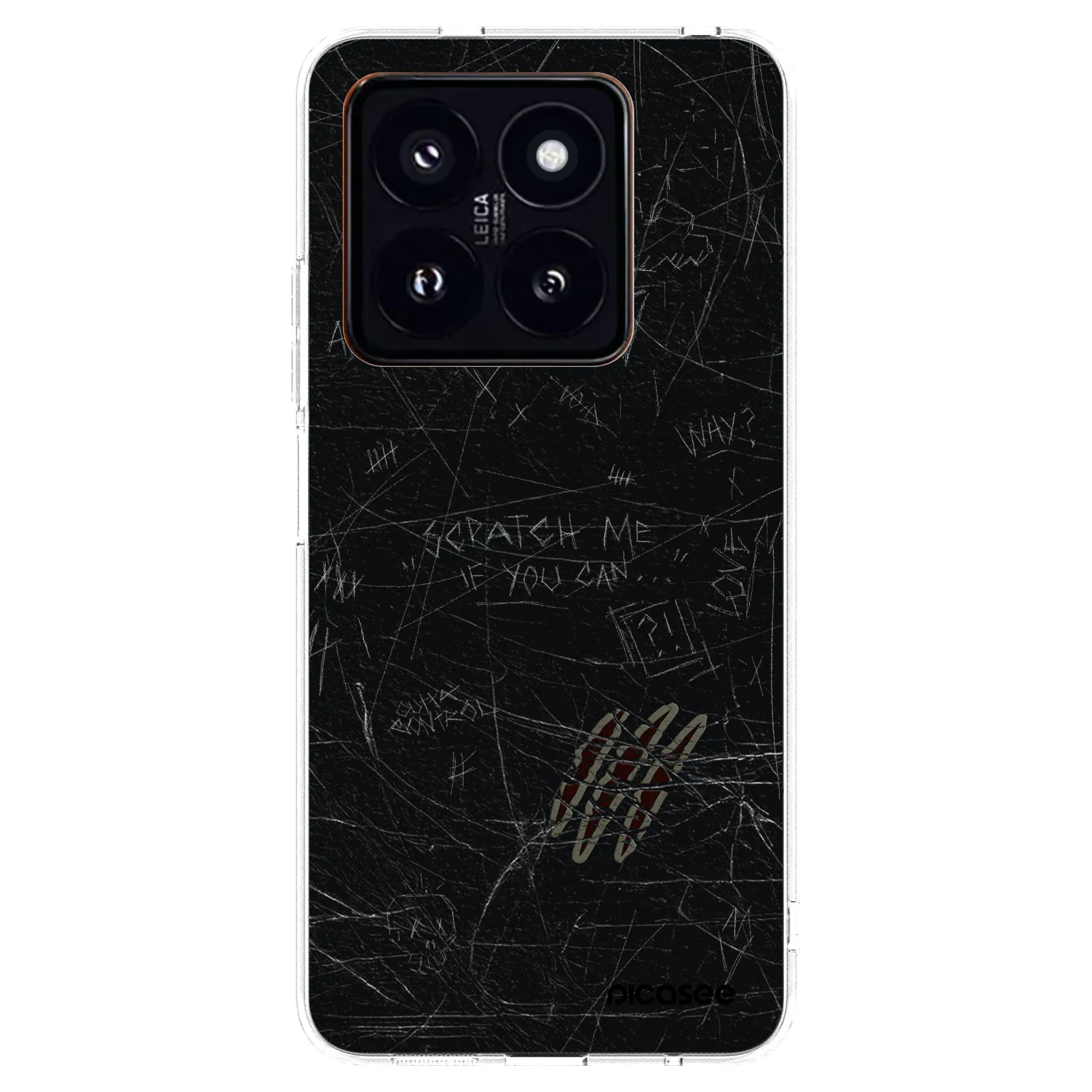 Picasee silikonový průhledný obal pro Xiaomi 14 Pro - SCRATCH