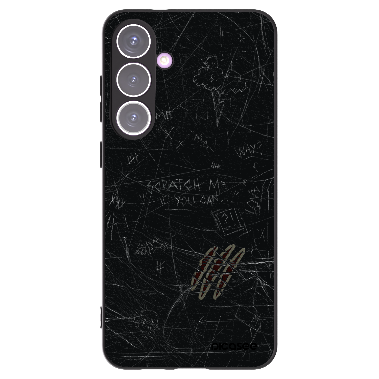 Picasee silikonový černý obal pro Samsung Galaxy S24+ S926B 5G - SCRATCH