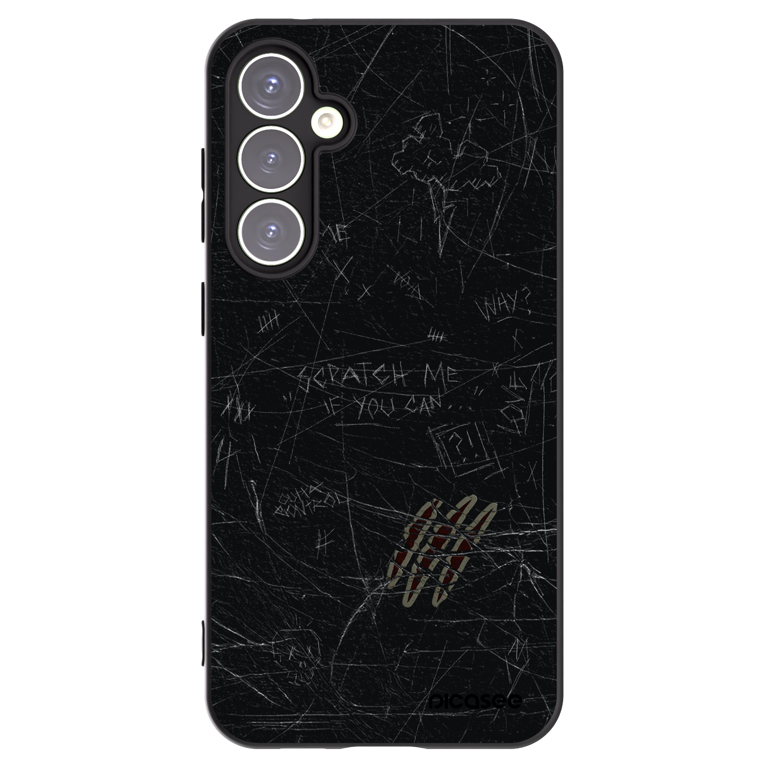 Picasee silikonový černý obal pro Samsung Galaxy S23 FE S711B - SCRATCH