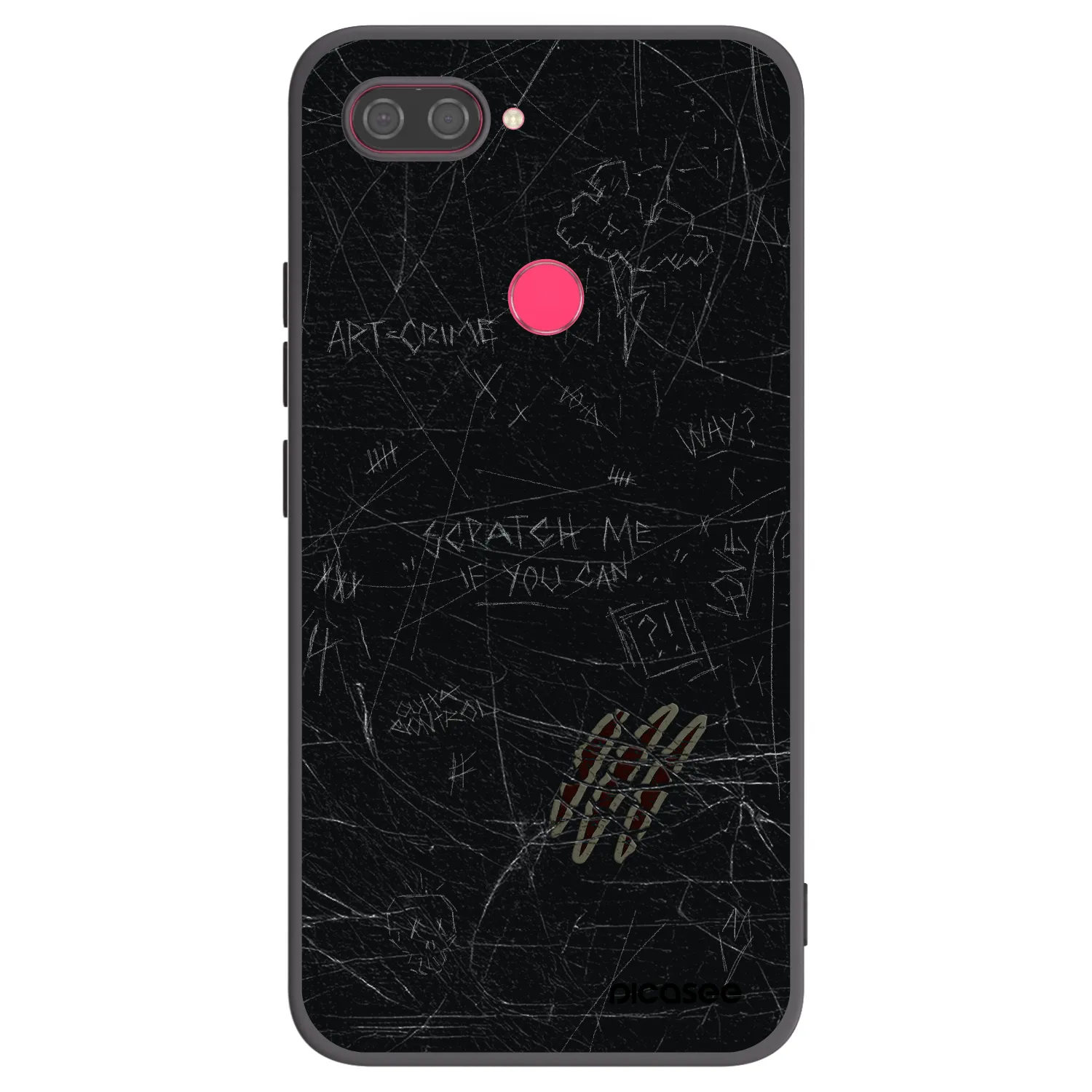 Picasee silikonový černý obal pro Xiaomi Mi 8 Lite - SCRATCH