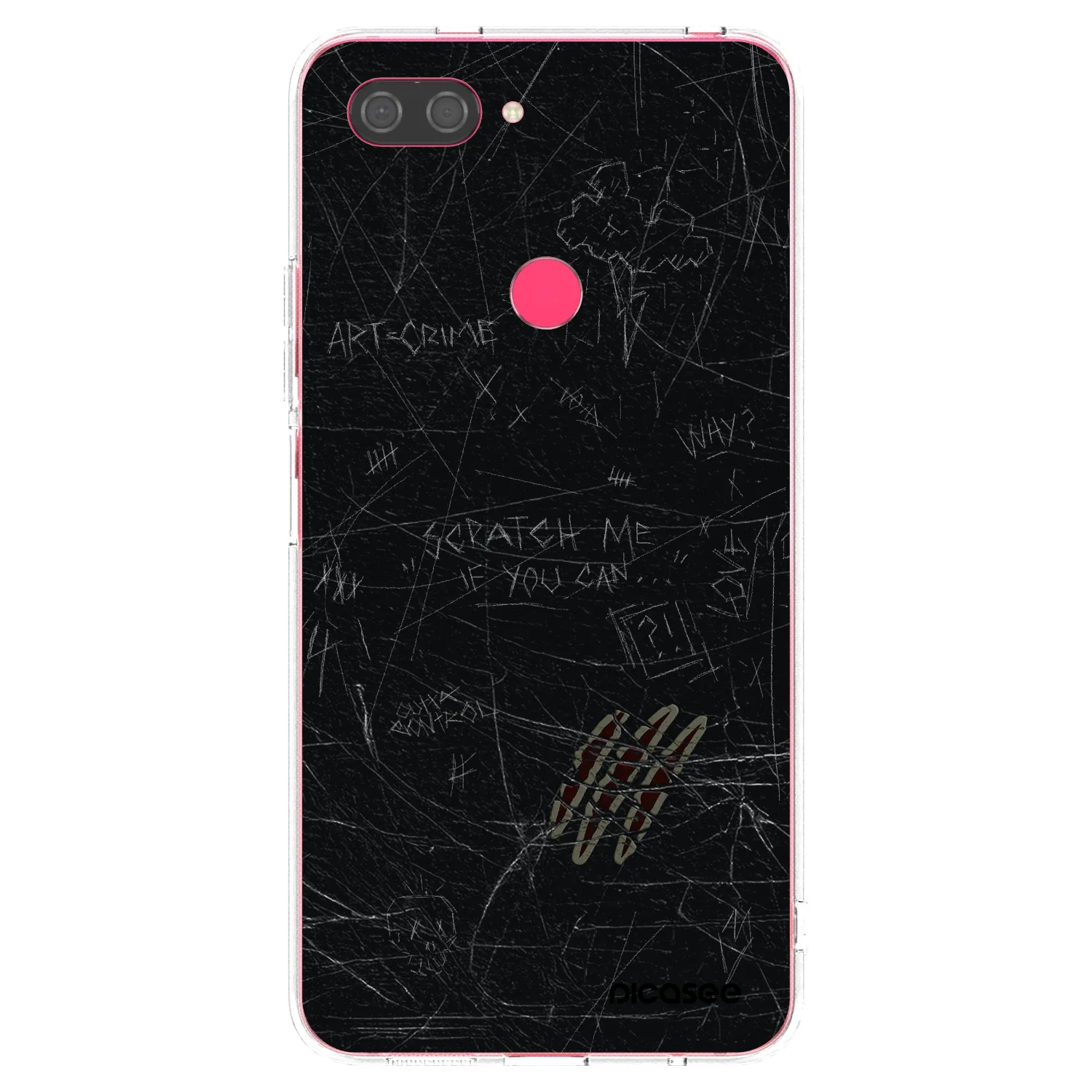 Picasee silikonový průhledný obal pro Xiaomi Mi 8 Lite - SCRATCH