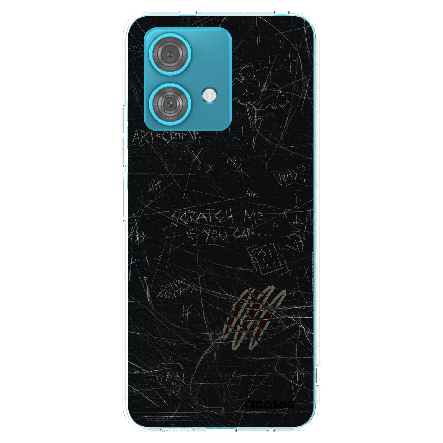 Picasee silikonový průhledný obal pro Motorola Edge 40 Neo - SCRATCH