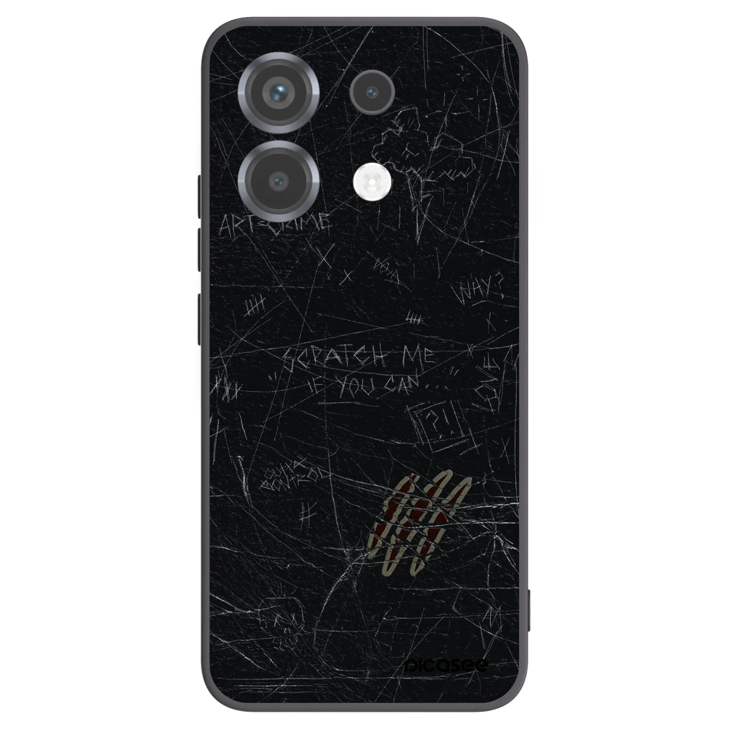 Picasee silikonový černý obal pro Xiaomi Poco X6 - SCRATCH