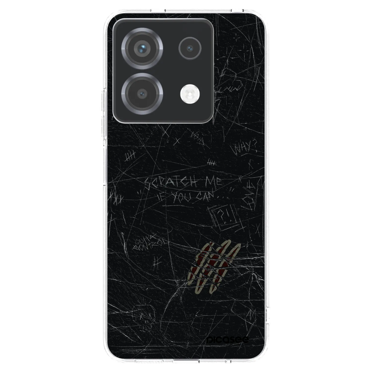Picasee silikonový průhledný obal pro Xiaomi Poco X6 - SCRATCH