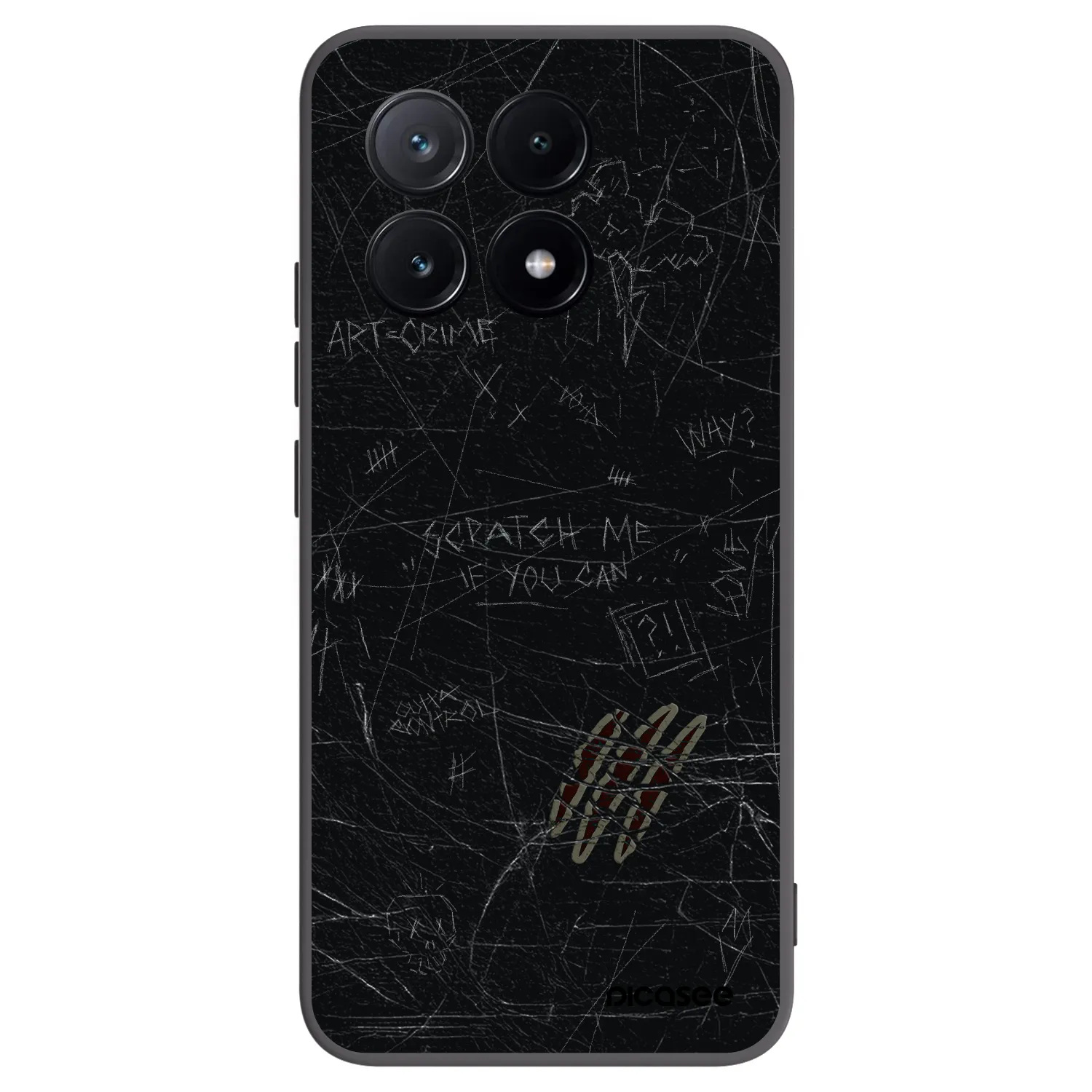 Picasee silikonový černý obal pro Xiaomi Poco X6 Pro - SCRATCH
