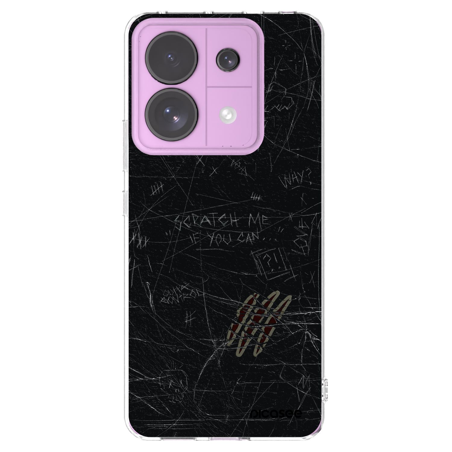 Picasee silikonový průhledný obal pro Xiaomi Redmi Note 13 Pro 5G - SCRATCH