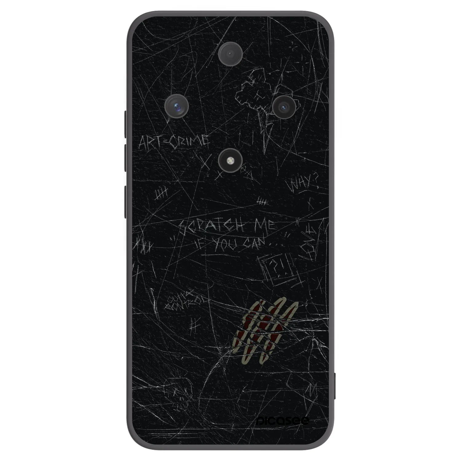 Picasee silikonový černý obal pro Honor Magic6 Lite 5G - SCRATCH