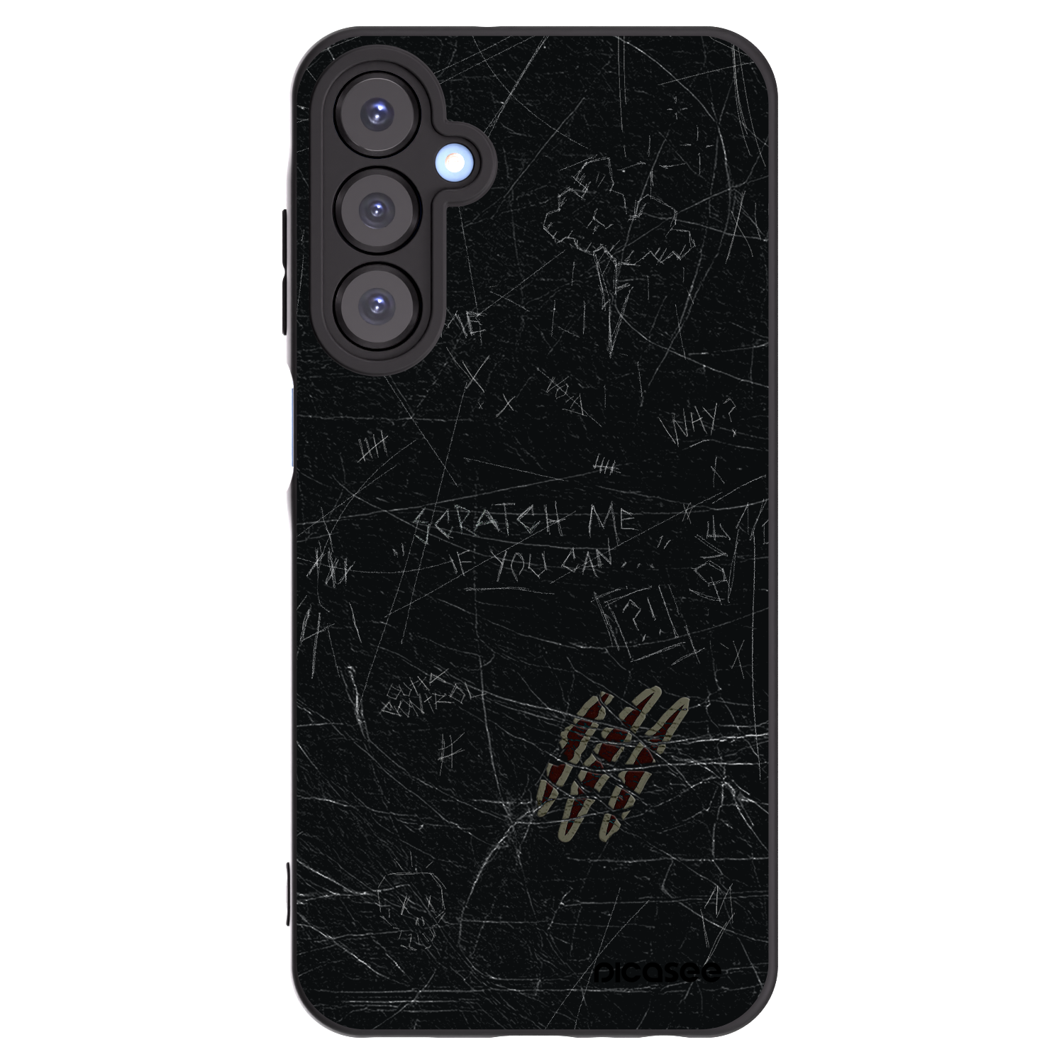 Picasee silikonový černý obal pro Samsung Galaxy A25 A256B 5G - SCRATCH