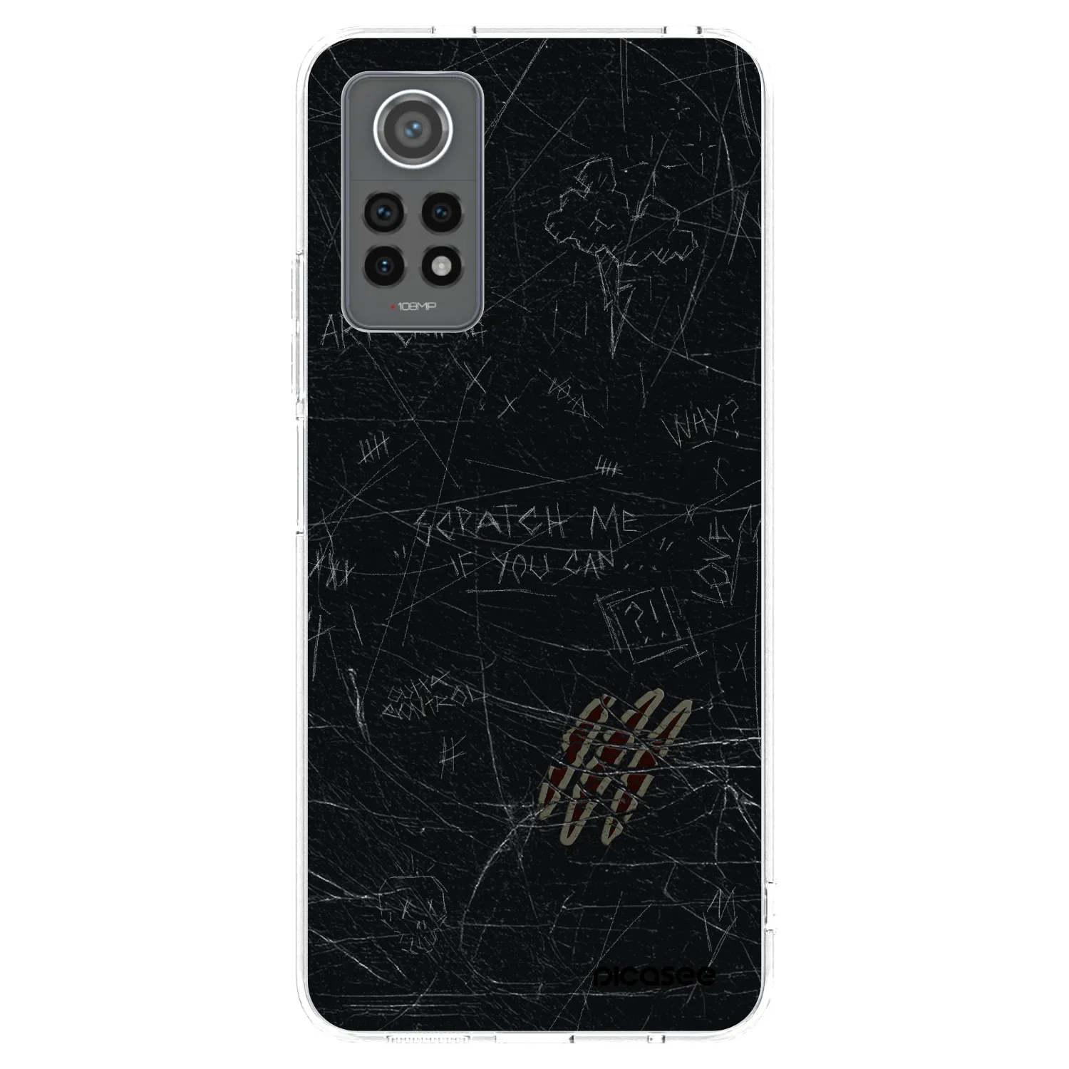 Picasee silikonový průhledný obal pro Xiaomi Redmi Note 12 Pro 4G - SCRATCH