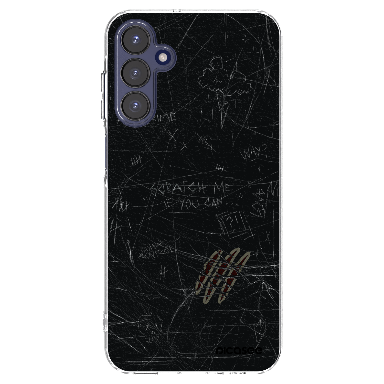 Picasee silikonový průhledný obal pro Samsung Galaxy A15 A155F 4G - SCRATCH