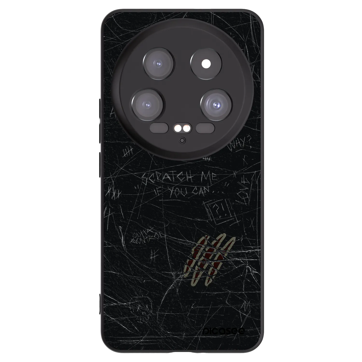 Picasee silikonový černý obal pro Xiaomi 14 Ultra - SCRATCH