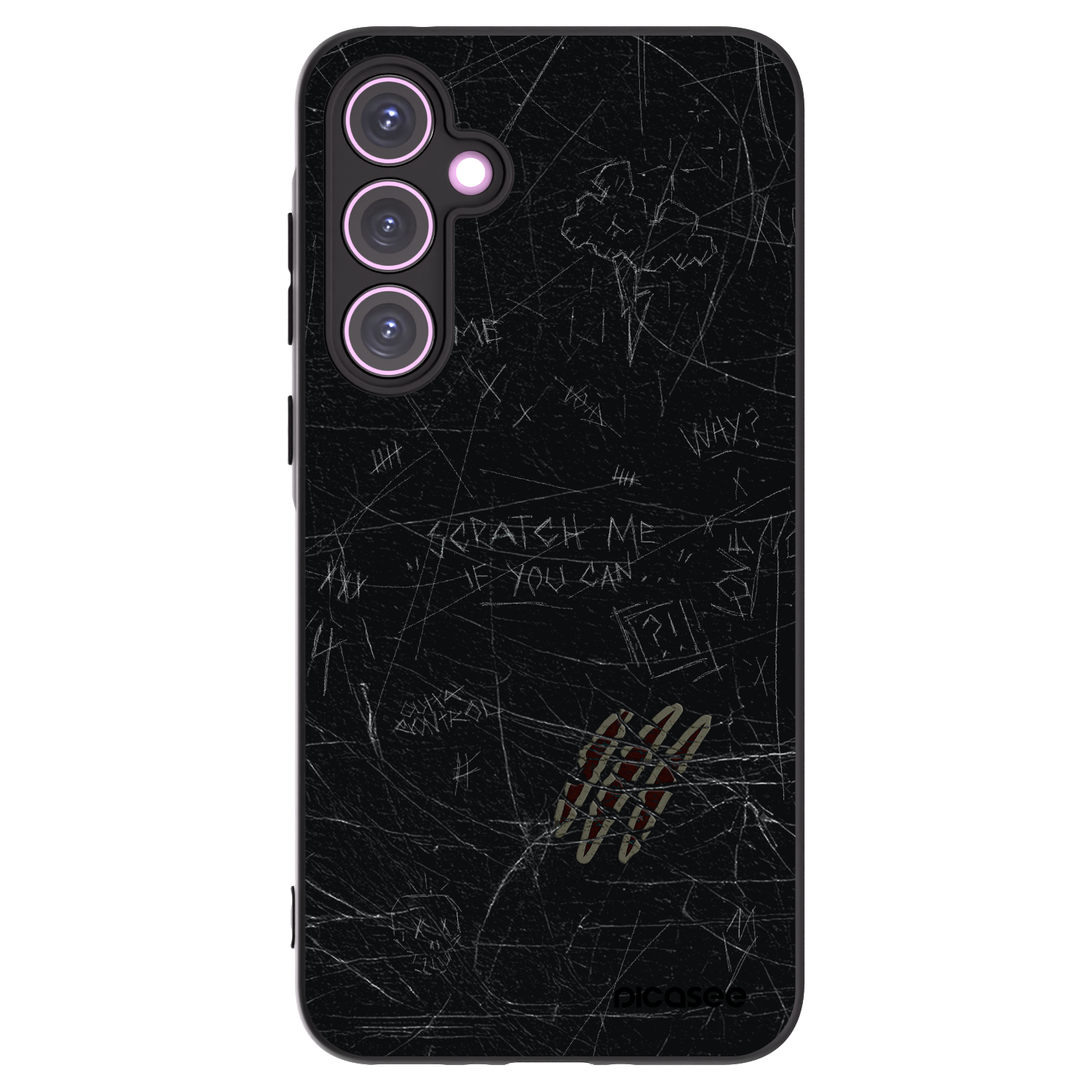 Picasee silikonový černý obal pro Samsung Galaxy A35 5G A356B - SCRATCH