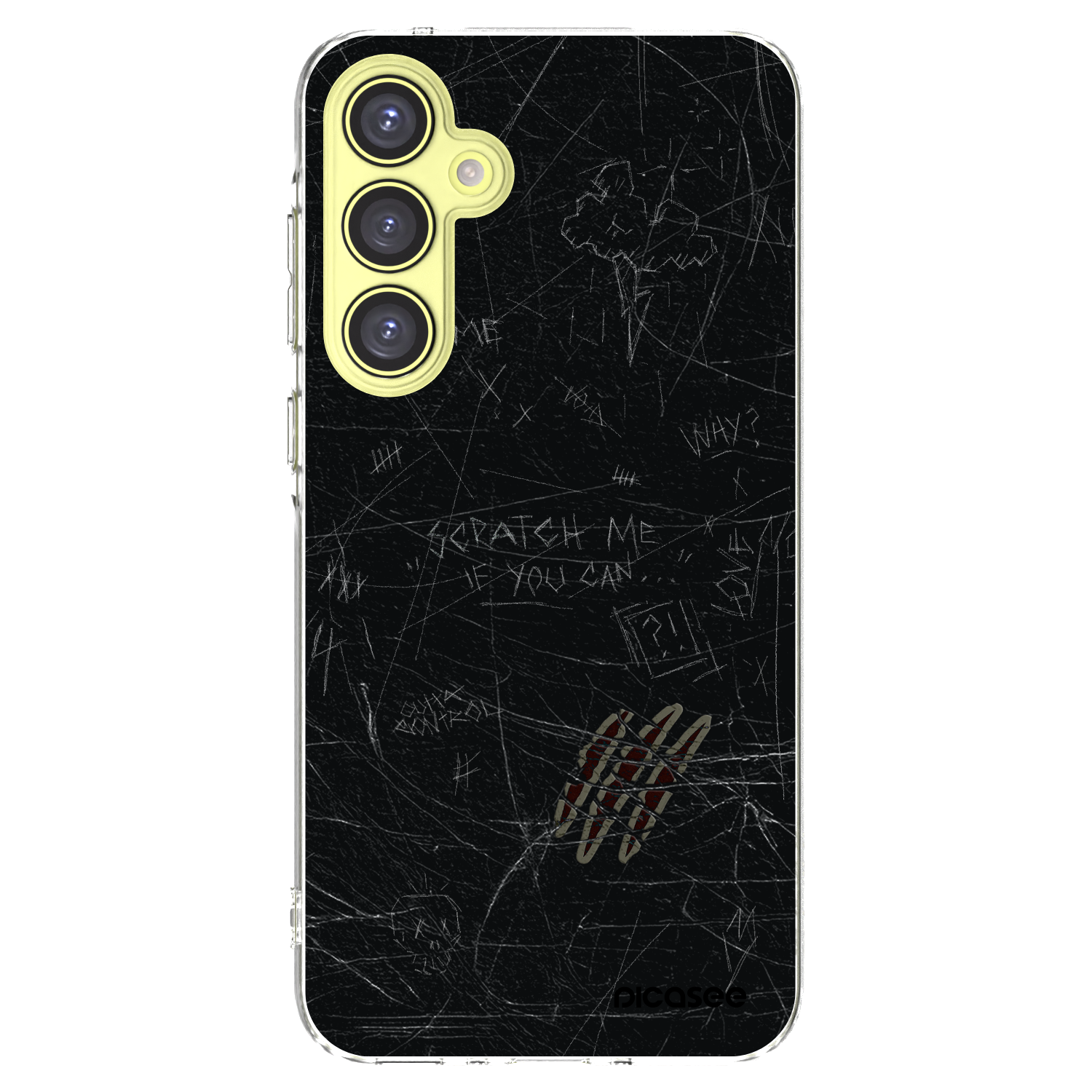 Picasee silikonový průhledný obal pro Samsung Galaxy A35 5G A356B - SCRATCH
