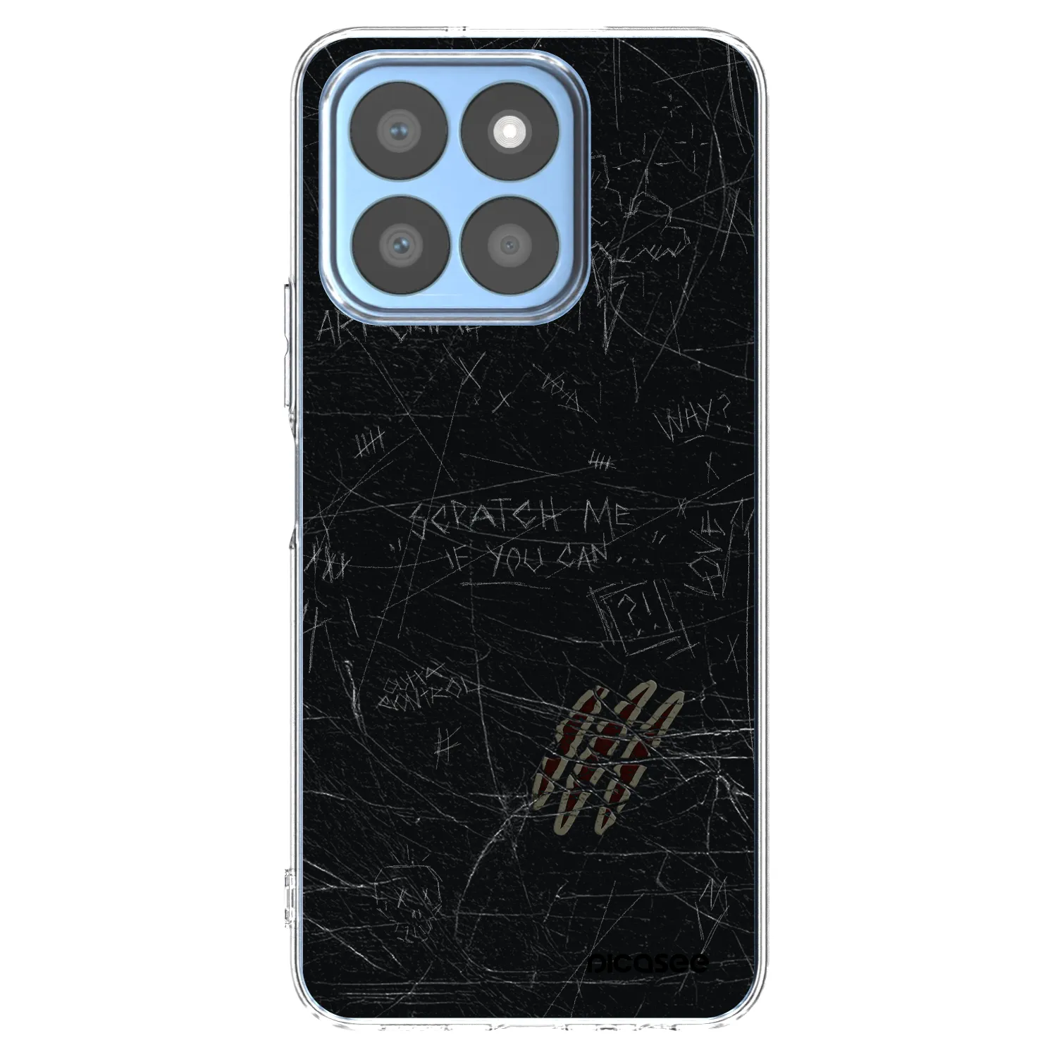 Picasee silikonový průhledný obal pro Honor X8b - SCRATCH