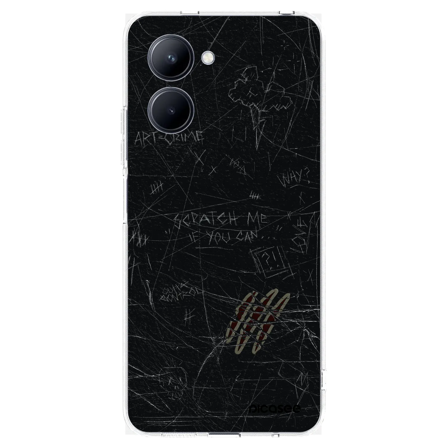 Picasee silikonový průhledný obal pro Realme C33 (2023) - SCRATCH