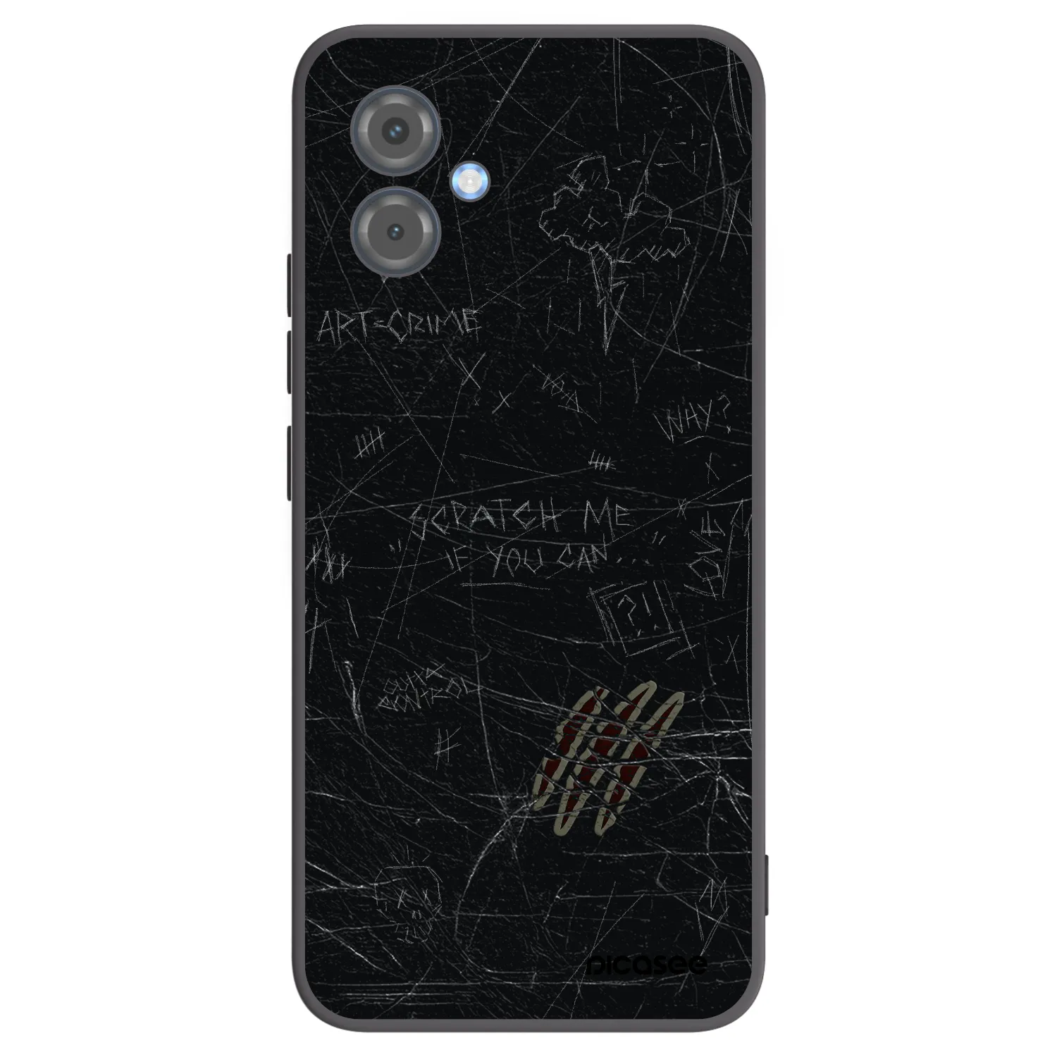 Picasee silikonový černý obal pro Motorola Moto G14 - SCRATCH