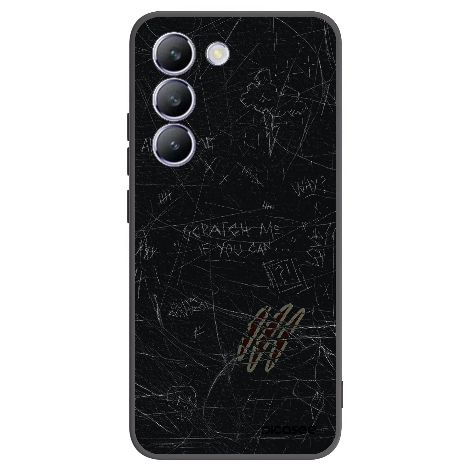 Picasee silikonový černý obal pro Vivo V40 SE 5G - SCRATCH