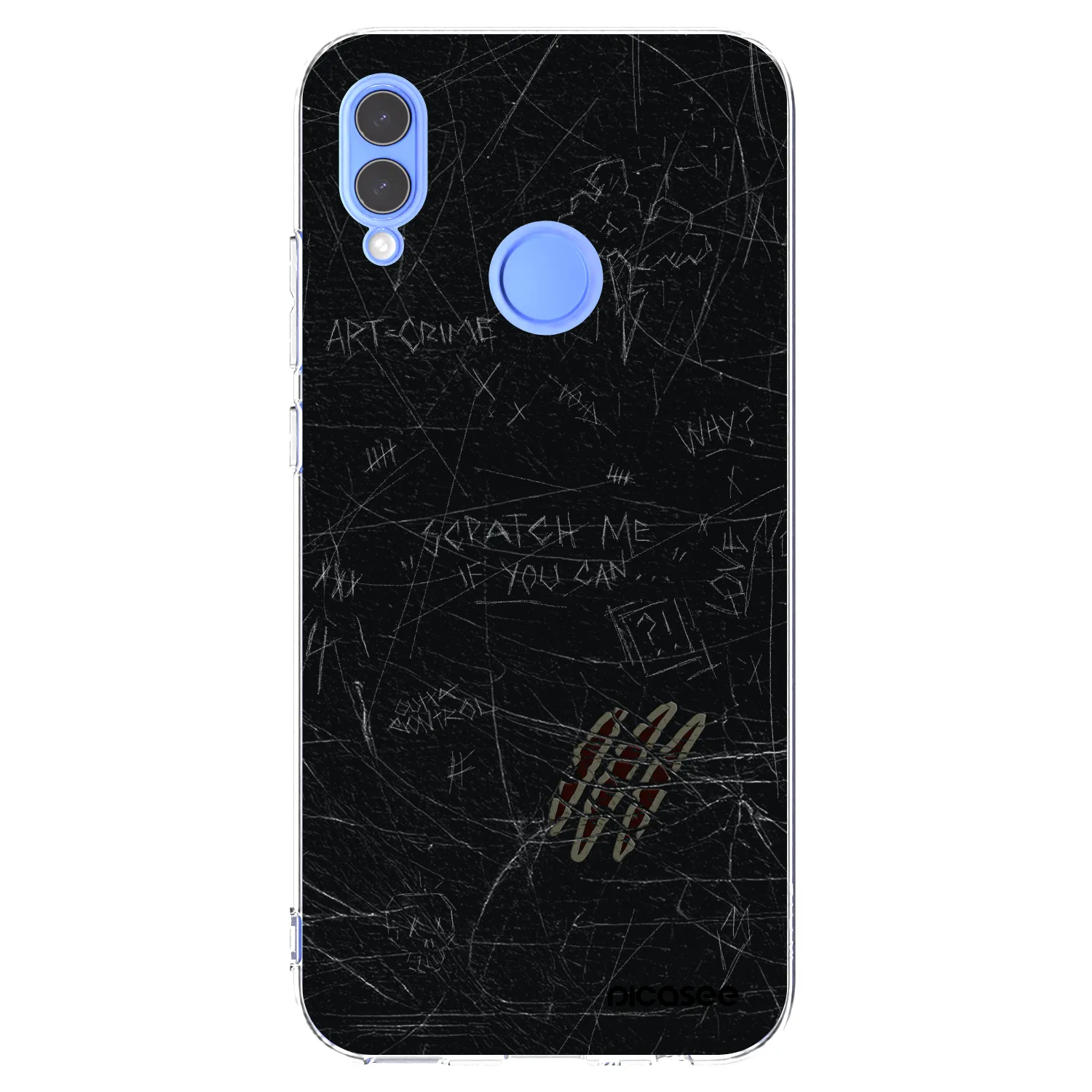 Picasee silikonový průhledný obal pro Honor 10 Lite - SCRATCH