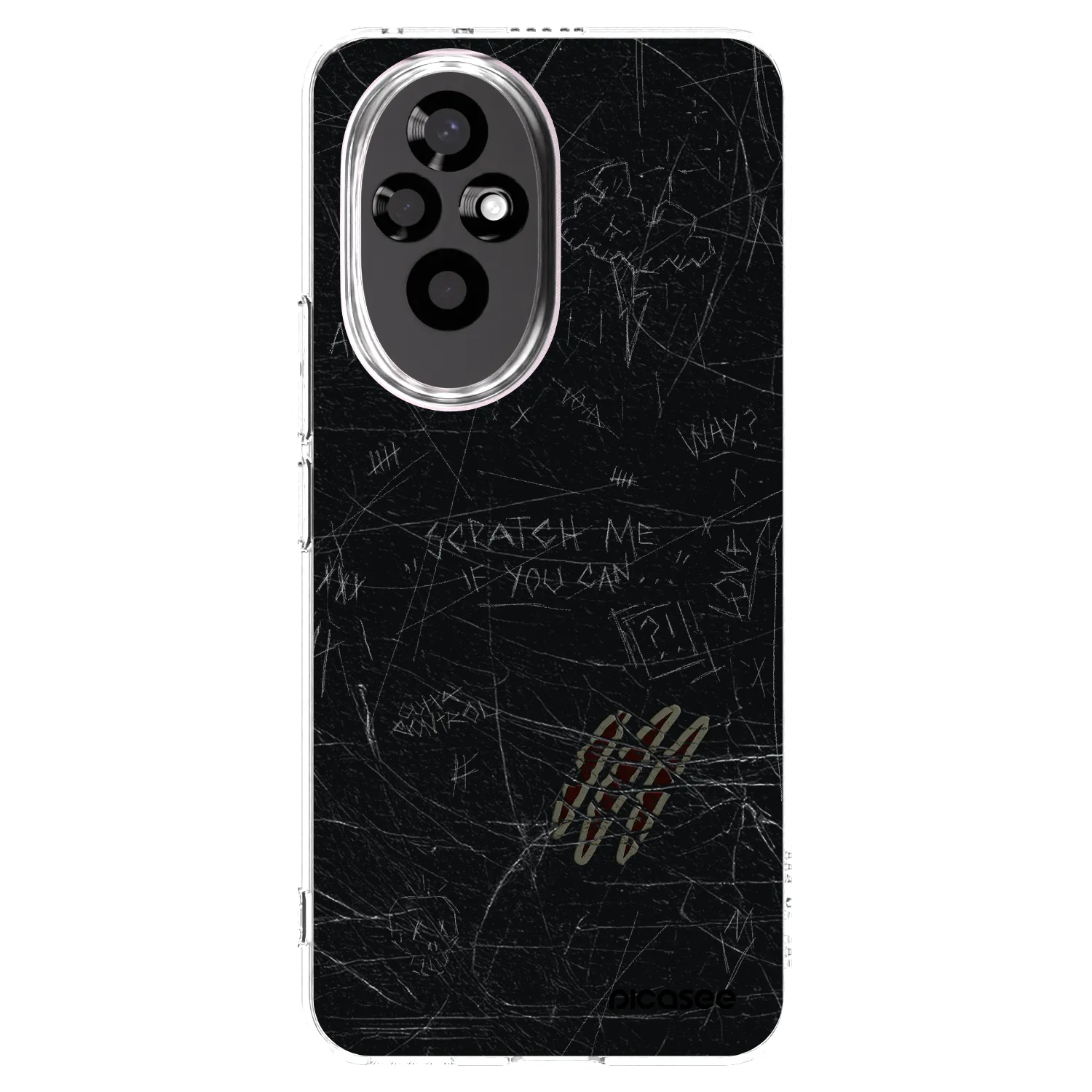 Picasee silikonový průhledný obal pro Honor 200 Pro 5G - SCRATCH
