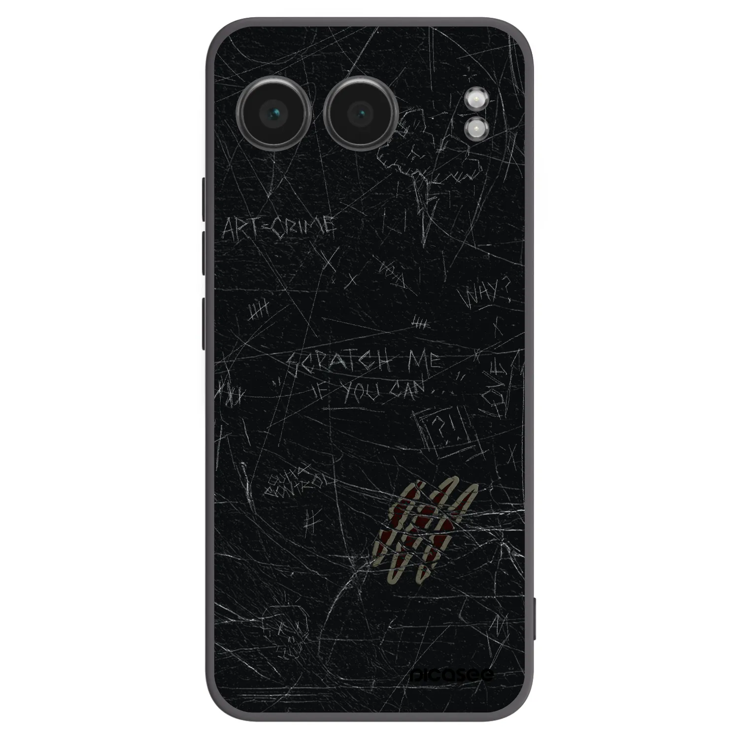 Picasee silikonový černý obal pro OnePlus Nord 4 - SCRATCH