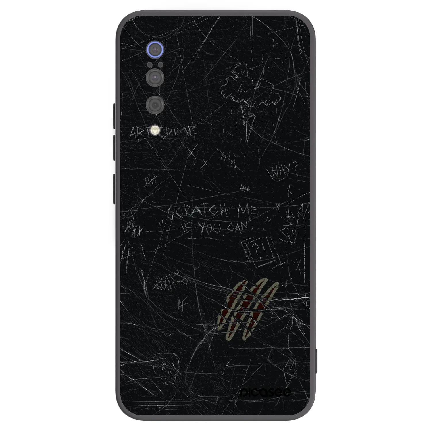 Picasee silikonový černý obal pro Xiaomi Mi 9 - SCRATCH