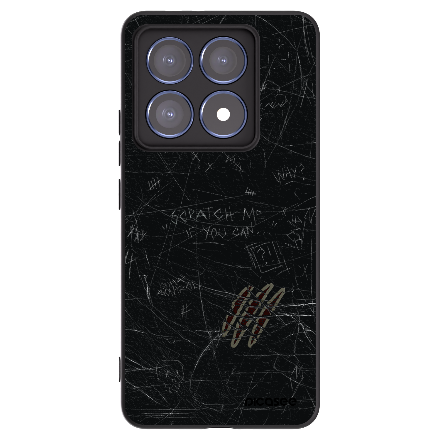 Picasee silikonový černý obal pro Xiaomi 14T Pro - SCRATCH