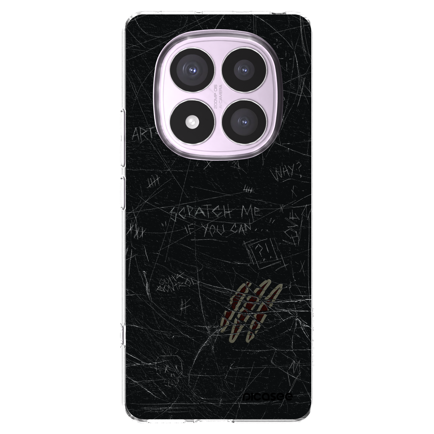 Picasee silikonový průhledný obal pro Xiaomi Redmi Note 14 Pro 5G - SCRATCH