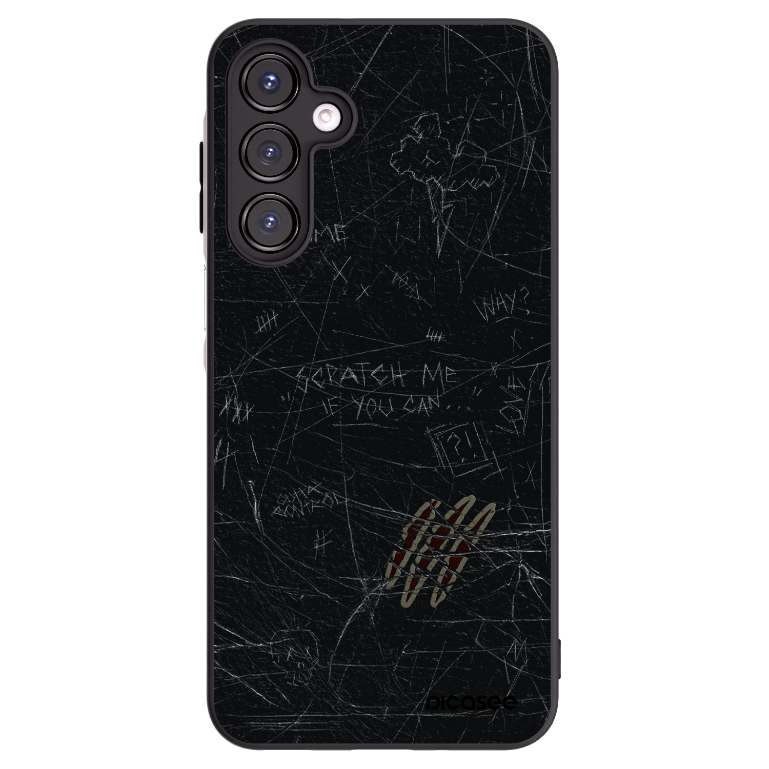 Picasee silikonový černý obal pro Samsung Galaxy A16 5G - SCRATCH