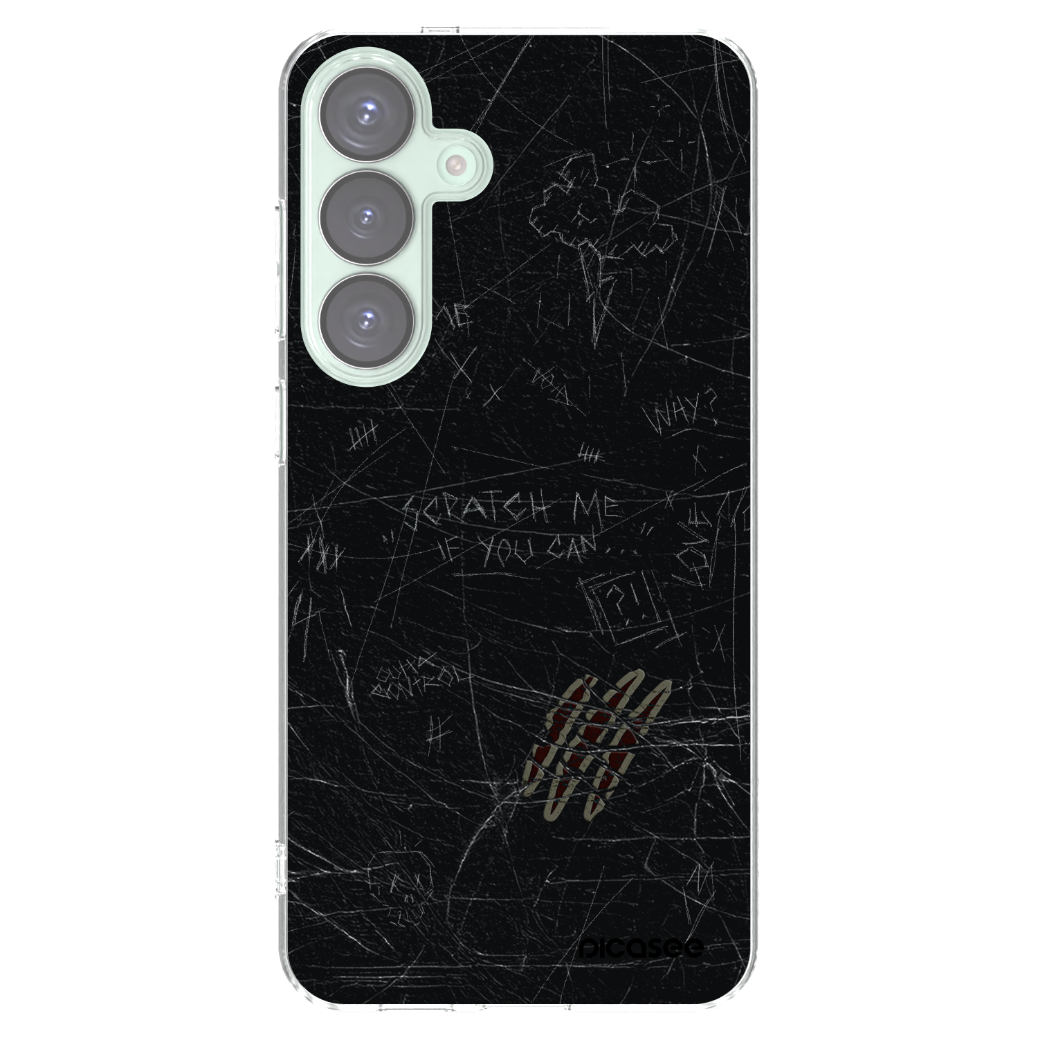 Picasee silikonový průhledný obal pro Samsung Galaxy S25+ 5G - SCRATCH