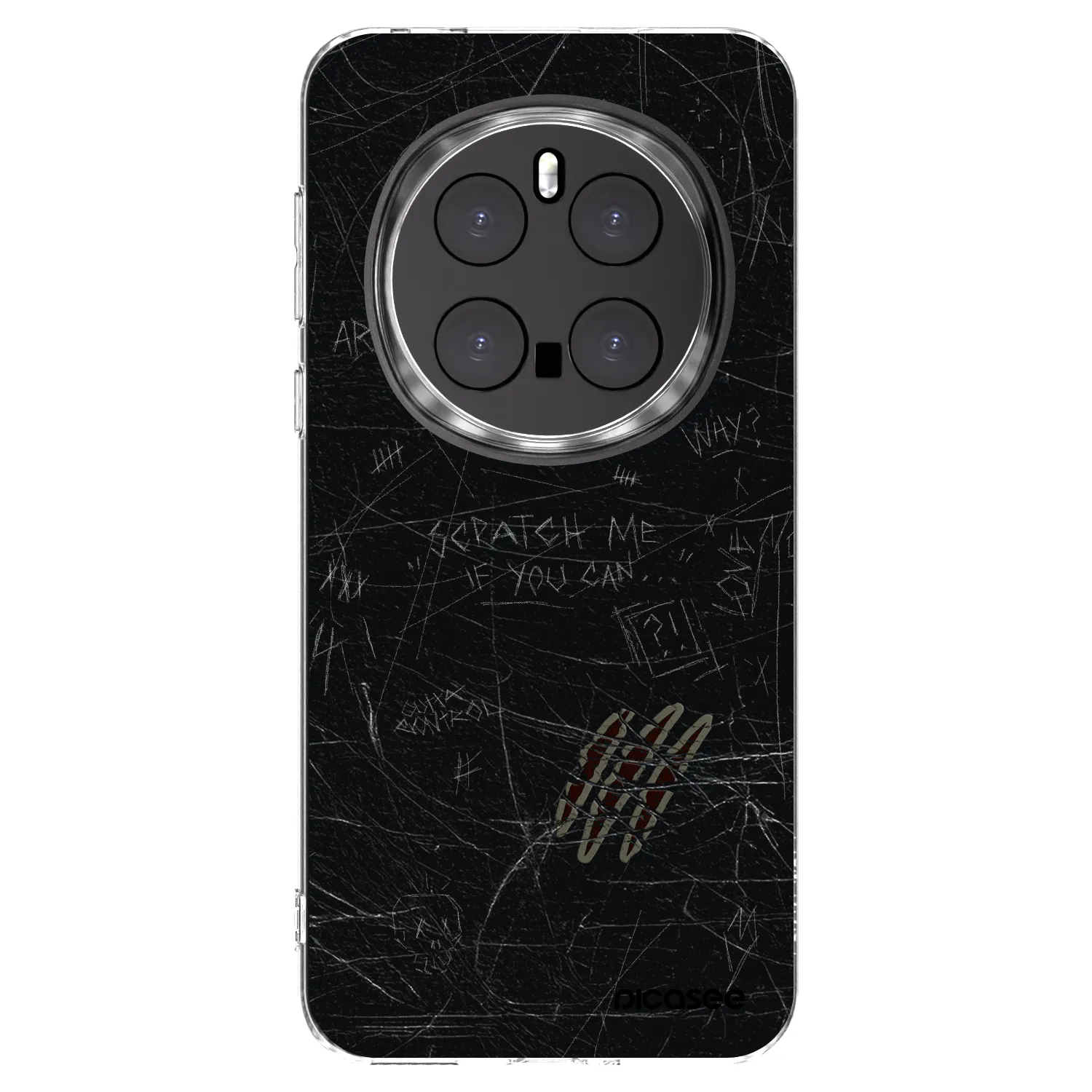 Picasee silikonový průhledný obal pro Honor Magic7 Pro 5G - SCRATCH