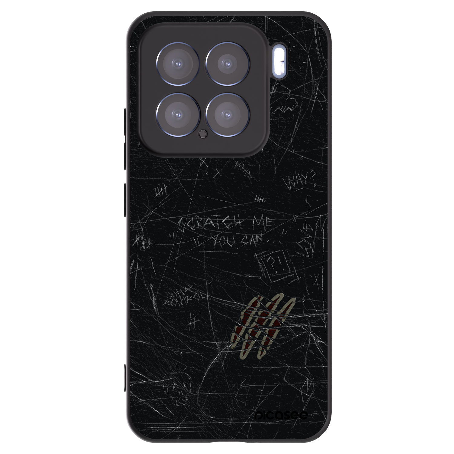 Picasee silikonový černý obal pro Xiaomi 15 - SCRATCH