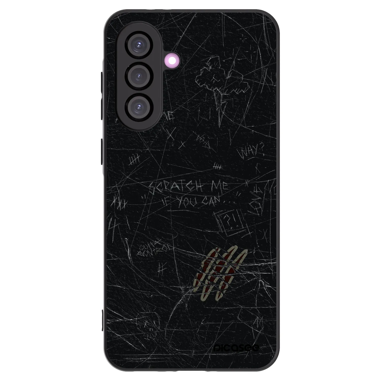Picasee silikonový černý obal pro Samsung Galaxy A56 5G A566B - SCRATCH