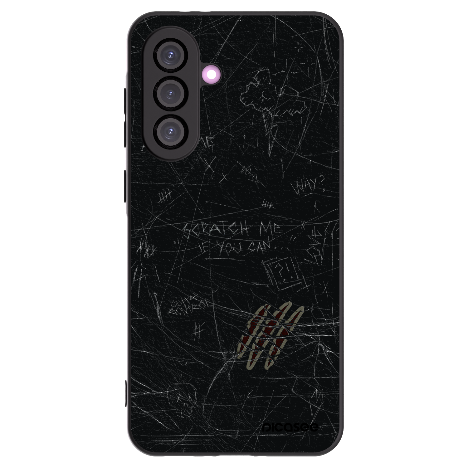 Picasee silikonový černý obal pro Samsung Galaxy A36 5G - SCRATCH
