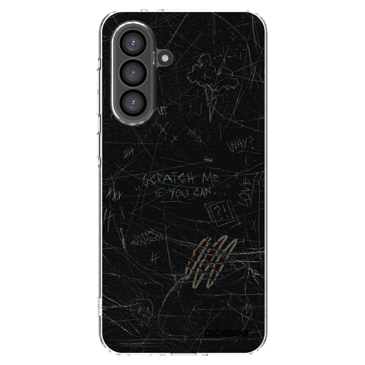 Picasee silikonový průhledný obal pro Samsung Galaxy A36 5G - SCRATCH